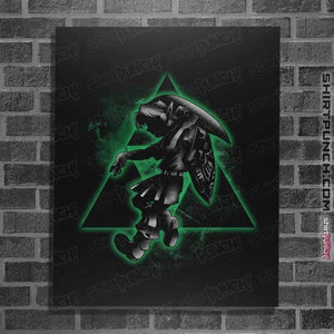 Shirts Posters / 4"x6" / Black Cosmic Retro Link