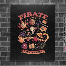 Load image into Gallery viewer, Daily_Deal_Shirts Posters / 4&quot;x6&quot; / Black Pirate Starter Pack

