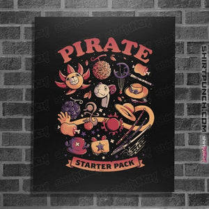 Daily_Deal_Shirts Posters / 4"x6" / Black Pirate Starter Pack