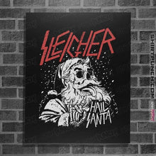Load image into Gallery viewer, Secret_Shirts Posters / 4"x6" / Black The Sleigher