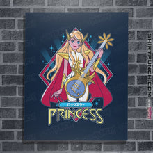 Load image into Gallery viewer, Shirts Posters / 4"x6" / Navy Etherian Rockstar