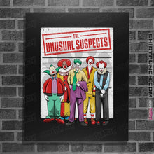 Load image into Gallery viewer, Shirts Posters / 4"x6" / Black The Unusual Suspects