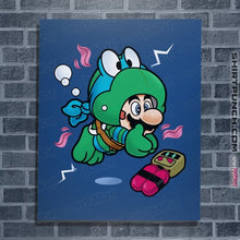 Load image into Gallery viewer, Secret_Shirts Posters / 4"x6" / Royal Blue Super Leo Suit!