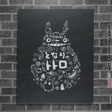 Load image into Gallery viewer, Shirts Posters / 4"x6" / Dark Heather Neighbor Shape