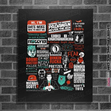 Load image into Gallery viewer, Shirts Posters / 4"x6" / Black All Things Office