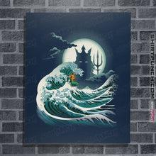 Load image into Gallery viewer, Shirts Posters / 4"x6" / Navy The Wave Of Atlantis