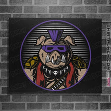 Load image into Gallery viewer, Shirts Posters / 4"x6" / Black Pig Punk