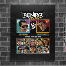 Load image into Gallery viewer, Shirts Posters / 4"x6" / Black Deniro Fighter