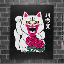 Load image into Gallery viewer, Daily_Deal_Shirts Posters / 4"x6" / Black Lucky Hausu