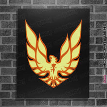 Load image into Gallery viewer, Shirts Posters / 4"x6" / Black Dark Phoenix Firebird