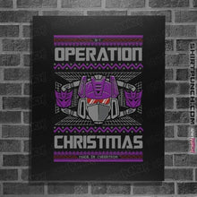 Load image into Gallery viewer, Shirts Posters / 4"x6" / Black Operation Christmas
