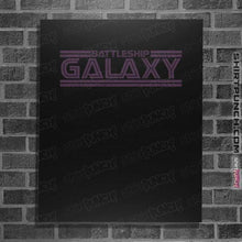 Load image into Gallery viewer, Shirts Posters / 4"x6" / Black Battleship Galaxy