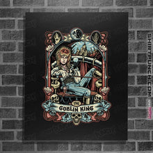 Load image into Gallery viewer, Daily_Deal_Shirts Posters / 4"x6" / Black The Goblin King Crest