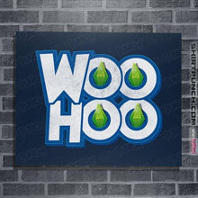 Load image into Gallery viewer, Secret_Shirts Posters / 4"x6" / Navy Woohoo