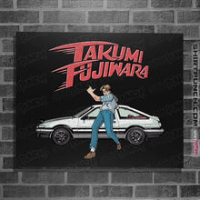 Load image into Gallery viewer, Secret_Shirts Posters / 4"x6" / Black Initial D