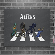 Load image into Gallery viewer, Daily_Deal_Shirts Posters / 4"x6" / Charcoal The Aliens
