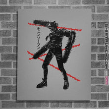 Load image into Gallery viewer, Shirts Posters / 4"x6" / Sports Grey Crimson Chainsaw