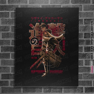 Daily_Deal_Shirts Posters / 4"x6" / Black Humanity's Strongest Soldier