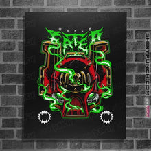 Load image into Gallery viewer, Daily_Deal_Shirts Posters / 4"x6" / Black World Eater Metal