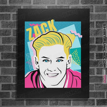 Load image into Gallery viewer, Shirts Posters / 4"x6" / Black 80s Zack