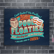 Load image into Gallery viewer, Secret_Shirts Posters / 4"x6" / Navy Kino's Floaties