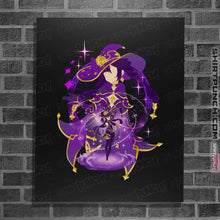 Load image into Gallery viewer, Shirts Posters / 4"x6" / Black Astral Reflection Mona