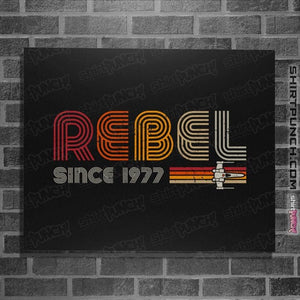 Daily_Deal_Shirts Posters / 4"x6" / Black Rebel Since 1977