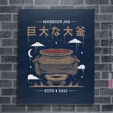 Load image into Gallery viewer, Daily_Deal_Shirts Posters / 4"x6" / Navy The Warrior Jar