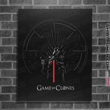 Load image into Gallery viewer, Shirts Posters / 4"x6" / Black Game Of Clones