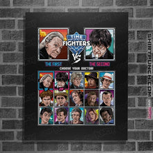 Load image into Gallery viewer, Shirts Posters / 4"x6" / Black Time Fighters 1st VS 2nd