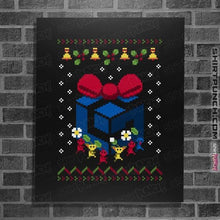 Load image into Gallery viewer, Daily_Deal_Shirts Posters / 4"x6" / Black Ugly Cube