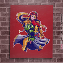 Load image into Gallery viewer, Last_Chance_Shirts Posters / 4"x6" / Red Full Armor Hunter