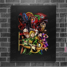 Load image into Gallery viewer, Shirts Posters / 4"x6" / Black Cave Of Dragons