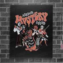 Load image into Gallery viewer, Secret_Shirts Posters / 4"x6" / Black The Murder Mystery Squad