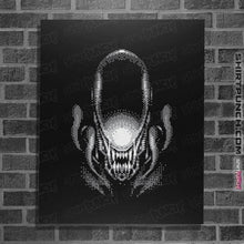 Load image into Gallery viewer, Shirts Posters / 4"x6" / Black Alien Head