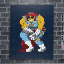 Load image into Gallery viewer, Daily_Deal_Shirts Posters / 4"x6" / Navy Duff Knight