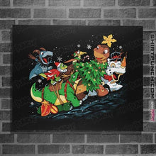 Load image into Gallery viewer, Secret_Shirts Posters / 4"x6" / Black Land Before Christmas Time