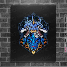 Load image into Gallery viewer, Shirts Posters / 4"x6" / Black Blue Warrior