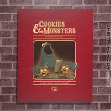 Load image into Gallery viewer, Daily_Deal_Shirts Posters / 4&quot;x6&quot; / Red Cookies &amp; Monsters
