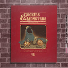 Load image into Gallery viewer, Daily_Deal_Shirts Posters / 4"x6" / Red Cookies & Monsters