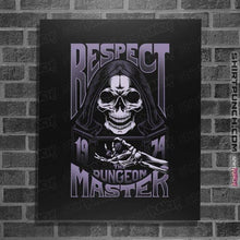 Load image into Gallery viewer, Secret_Shirts Posters / 4"x6" / Black Respect The DM