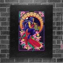 Load image into Gallery viewer, Daily_Deal_Shirts Posters / 4"x6" / Black Ninja Art Nouveau Gaiden