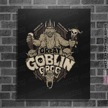 Load image into Gallery viewer, Shirts Posters / 4"x6" / Black Great Goblin Grog