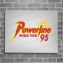 Load image into Gallery viewer, Daily_Deal_Shirts Posters / 4"x6" / White Powerline Tour 95