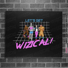 Load image into Gallery viewer, Shirts Posters / 4"x6" / Black Let's Get Wizical!