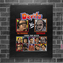 Load image into Gallery viewer, Daily_Deal_Shirts Posters / 4"x6" / Black Devito Fighter