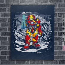 Load image into Gallery viewer, Shirts Posters / 4"x6" / Navy Ridley Buster