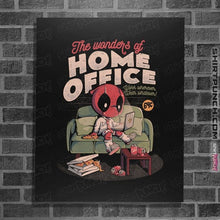 Load image into Gallery viewer, Secret_Shirts Posters / 4"x6" / Black Wonders Of The Home Office