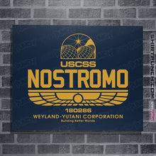 Load image into Gallery viewer, Daily_Deal_Shirts Posters / 4&quot;x6&quot; / Navy USCSS  Nostromo
