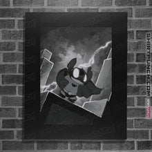 Load image into Gallery viewer, Shirts Posters / 4"x6" / Black The Cute Knight